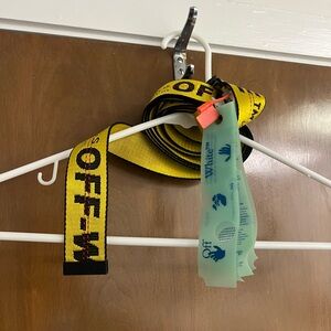 Off-White Classic Industrial Belt in Yellow